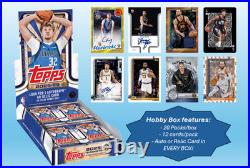 NEW? 2025-26 Topps Basketball? Sealed Hobby Box Autos/Relics/RCs