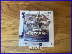 NEW 2025 Topps MLB Chrome Logofractor Edition Sealed Box IN HAND NEW 2025 Topps MLB Chrome Logofractor Edition Sealed Box IN HAND