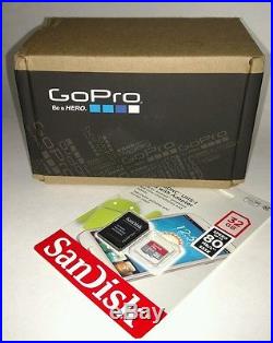 NEW (Refurbished) IN SEALED BOX GoPro HERO3+ Silver Edition 32 GB SD CARD BUNDLE