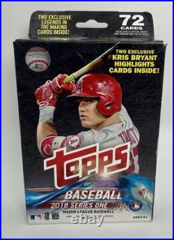NEW & SEALED! 2018 Topps Series 1 Baseball Hanger Box (72 Cards)