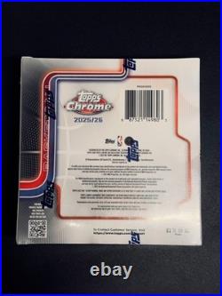 New 2025-26 Topps Chrome Basketball MegaBox Sealed Retail Exclusive Flagg RC