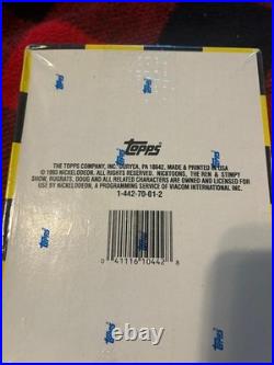 Nickelodeon NickToons Topps Trading Cards Sealed Box 1993 36ct