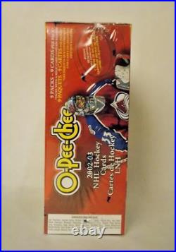 O-Pee-Chee 2002/03 NHL Hockey Cards Special Oversized Card Sealed Box Watermarks