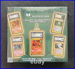 Omega Mystery Box Delta Series 10 Pokemon CGC Graded Cards Sealed Box 5499