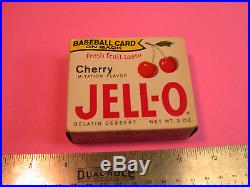 One of a kind Very Rare 1963 Sealed Jello Box #121 Sandy Koufax baseball Card