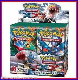 POKEMON FURIOUS FISTS XY3 SEALED BOOSTER BOX 36 x TRADING CARDS PACKETS NEW