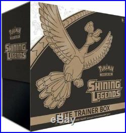 POKEMON TCG Shining Legends Elite Trainer Box 10 Sealed Booster Packs Cards