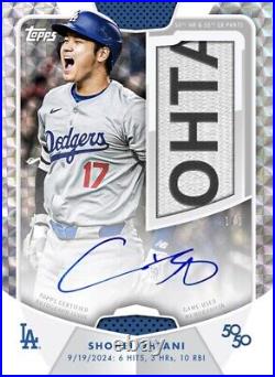 PRE-SALE SEALED BOX 2024 Topps Ohtani 50/50 season. Chase the LOGOMAN 1/1