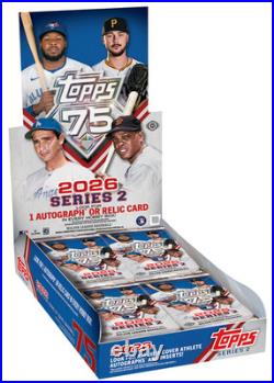 (PRESALE) 2026 Topps Series 2 Baseball Hobby Box Factory Sealed 2 BOXES
