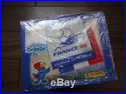 Panini 1998 France World Cup Stickers Unopened Sealed Box 100 Sticker Packet