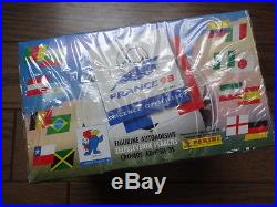 Panini 1998 France World Cup Stickers Unopened Sealed Box 100 Sticker Packet