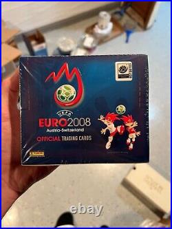 Panini EURO 2008 Official Trading Cards 24 Packs Factory Sealed Box Ronaldo