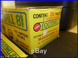 Panini Football 81 Complete Counter Box of 200 x Sealed/ Unopened Packets