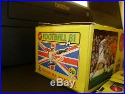 Panini Football 81 Complete Counter Box of 200 x Sealed/ Unopened Packets