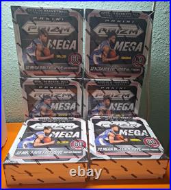 Panini Prizm 2025-26 NBA Basketball Mega Box 60 Cards Lot of 6
