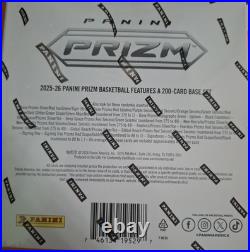 Panini Prizm 2025-26 NBA Basketball Mega Box 60 Cards Lot of 6