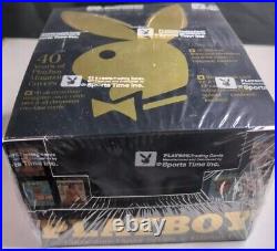 Playboy Chromium Cover Cards Edition 1 Factory Sealed Box LOOK FOR DONALD TRUMP