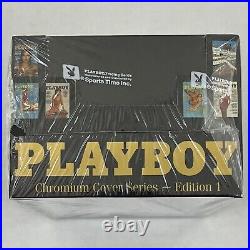 Playboy Chromium Cover Cards First Edition Sealed Box Donald Trump RC 1995 Qty