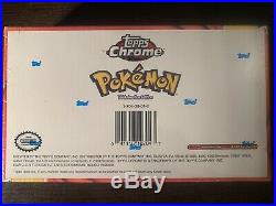 Pokemon Cards Sealed Topps Chrome Series 1 Booster Box 1st 2000 Edition RARE