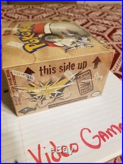 Pokemon Fossil 1st Edition Booster Box 36 Pack Factory Sealed Trade Card 1999