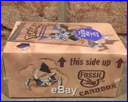 Pokemon Fossil Card box Factory Sealed 1999 Aerodactyl Art Rare See Description