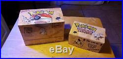 Pokemon Fossil Theme Deck Display Box FACTORY SEALED+ FREE FOSSIL CARD BOX