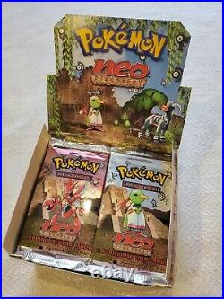 Pokemon Neo Discovery Factory Sealed Boosters from Sealed Box WOTC 100% unweighd