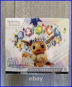 Pokemon Prismatic Evolutions Elite Trainer Box ETB New Sealed