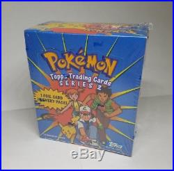 Pokemon Series 2 Topps Trading Cards Booster Box 36 Packs New Sealed