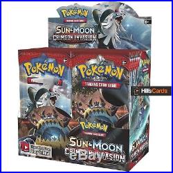 Pokemon Sun & Moon Crimson Invasion Sealed Booster Box 36 Packs SM-4 TCG Cards