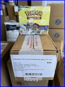 Pokemon Sword & Shield EVOLVING SKIES BOOSTER BOX Factory Sealed 36 Packs Cards