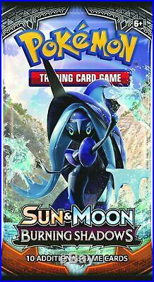 Pokemon TCG Sun & Moon Burning Shadows Booster Box SEALED- Plus EXTRA CODE CARD