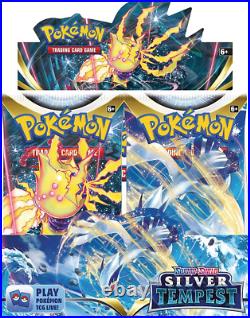 Pokemon TCG Sword & Shield Silver Tempest Booster Box 36 Packs Factory Sealed