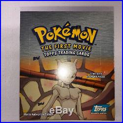 Pokemon THE FIRST MOVIE Topps Trading Cards Factory Sealed Booster Box
