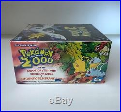 Pokemon The Movie 2000 Sealed Trading Card Booster Box Topps