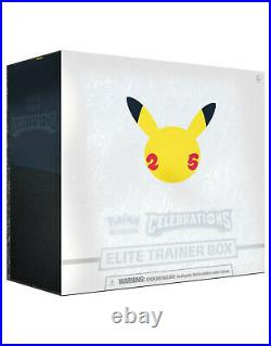 Pokemon Trading Card Game CELEBRATIONS Elite Trainer Box Factory Sealed PRESALE
