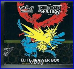 Pokemon Trading Card Game Hidden Fates Elite Trainer Box Factory Sealed