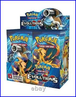 Pokemon XY EVOLUTIONS FACTORY SEALED booster box 36 packs of 10 cards