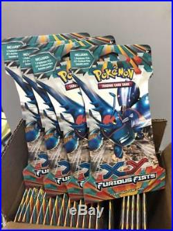 Pokemon XY3 FURIOUS FISTS Sealed 36 packs-10 cards=Entire Booster Box ENGLISH