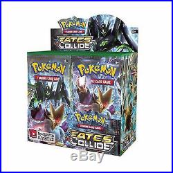 Pokemon Xy-10 Fates Collide Sealed Booster Box 36 Packs New Trading Cards 2016