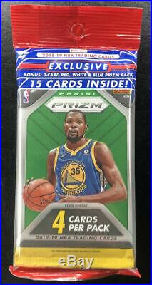 Prizm 2018-19 Basketball Retail Cello Factory Sealed 12 Count Multi Fat Pack Box