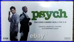 Psych Seasons 5-8 Factory Sealed Box of Trading Cards by Cryptozoic