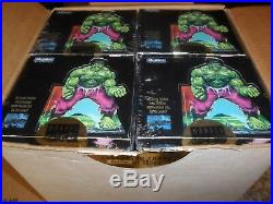 RARE (20) 1992 Marvel Masterpieces Skybox Comic Card Factory Sealed Boxes & Case