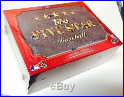 Rare 2012 Topps Five Star Baseball Hobby Factory Sealed Box 5 Star