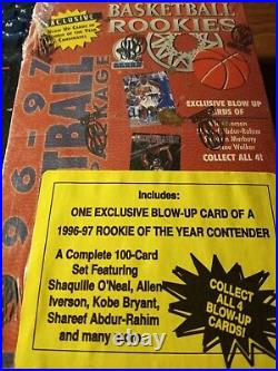 SCOREBOARD 1996-97 Basketball Rookies FACTORY SEALED BOX KOBE BRYANT 100 cards