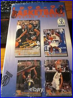 SCOREBOARD 1996-97 Basketball Rookies FACTORY SEALED BOX KOBE BRYANT 100 cards