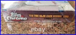 SEALED 2000 Topps Chrome Series 1 Major League Baseball Cards Hobby Box 24 Packs