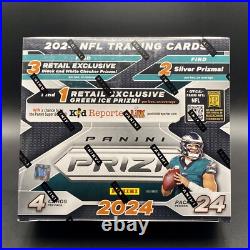 SEALED 2024 Prizm Football Retail Hobby Box EXCLUSIVE Black White Checkerboard SEALED 2024 Prizm Football Retail Hobby Box EXCLUSIVE Black White Checkerboard