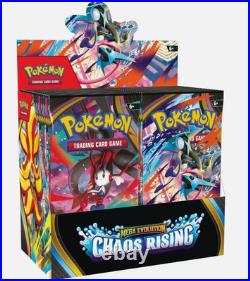 SEALED CASE! 6x Booster Box Chaos Rising ME04 Pokemon TCG