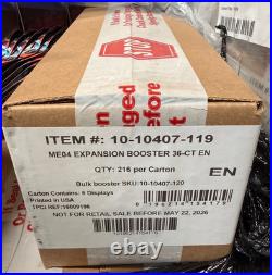 SEALED CASE! 6x Booster Box Chaos Rising ME04 Pokemon TCG
